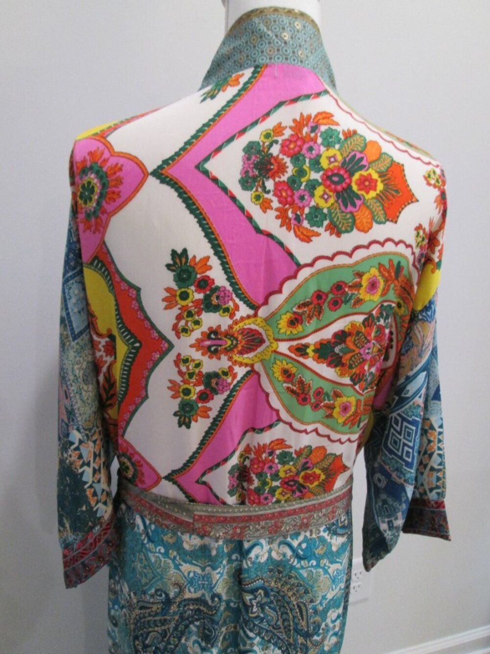 Karma Highway Printed Viscose Kimono – Made in India – NWT - Picture 6 of 9